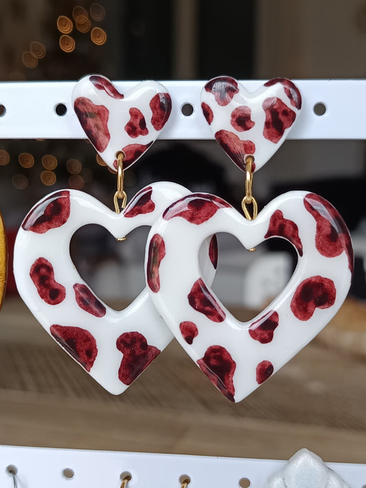 Boucles d'oreilles cœur