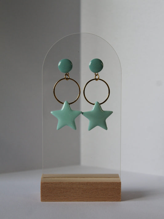 Boucles d'oreilles étoile