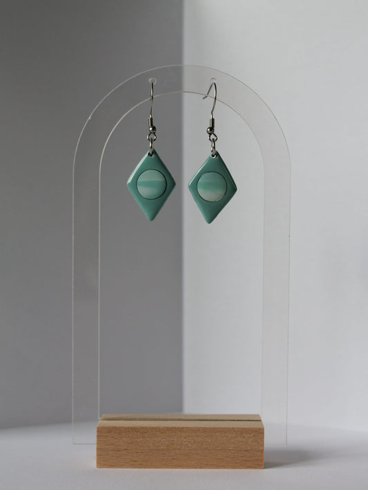 Boucles d'oreilles losange