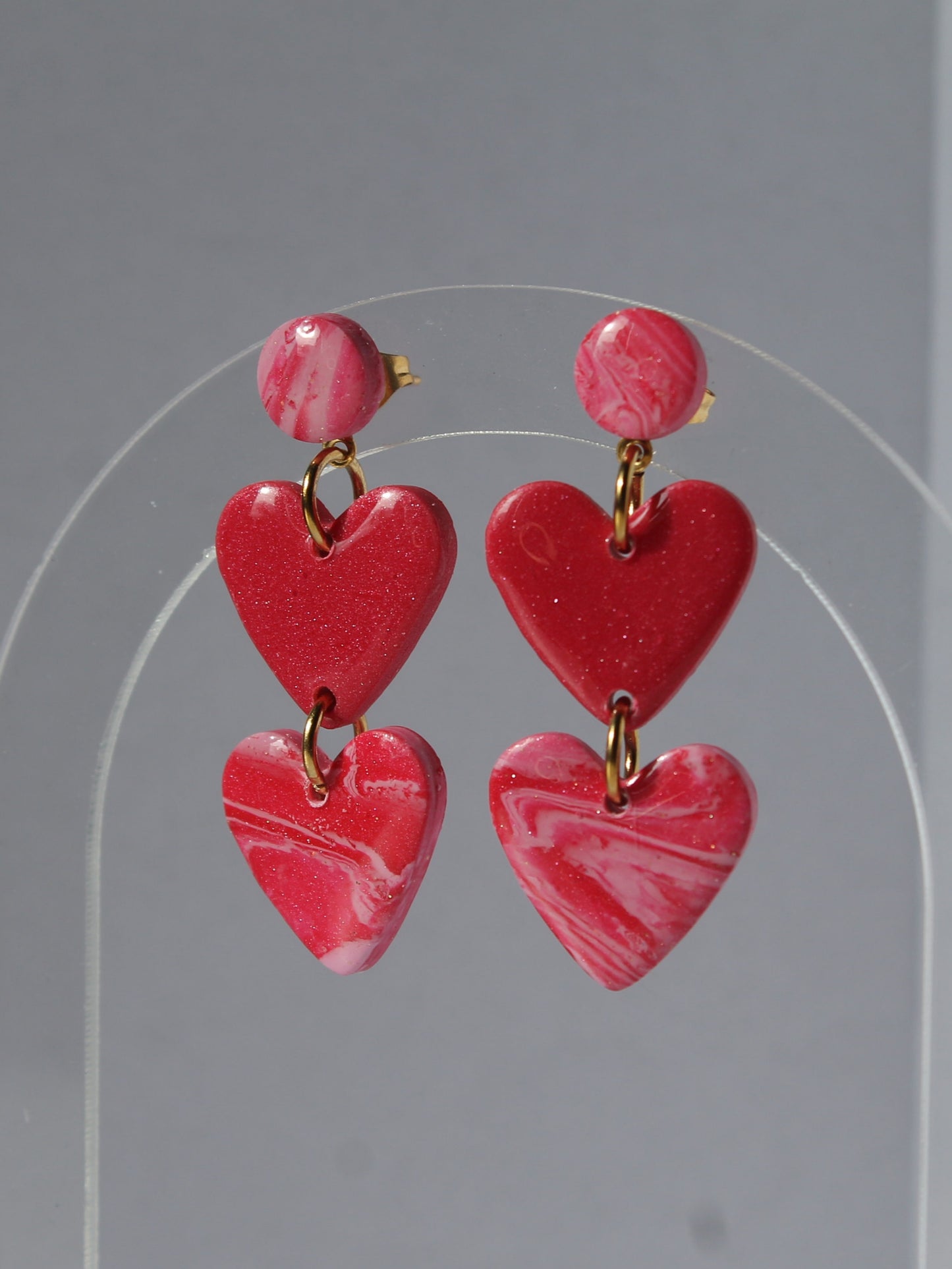 Boucles d'oreilles Cœur Saint-Valentin