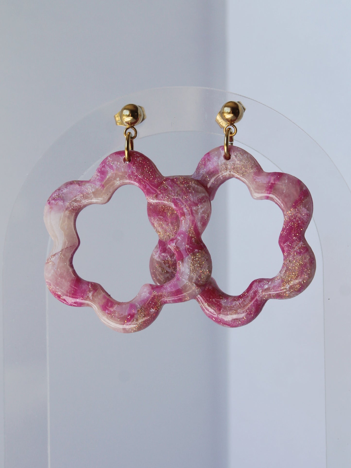 Boucles d'Oreilles florales