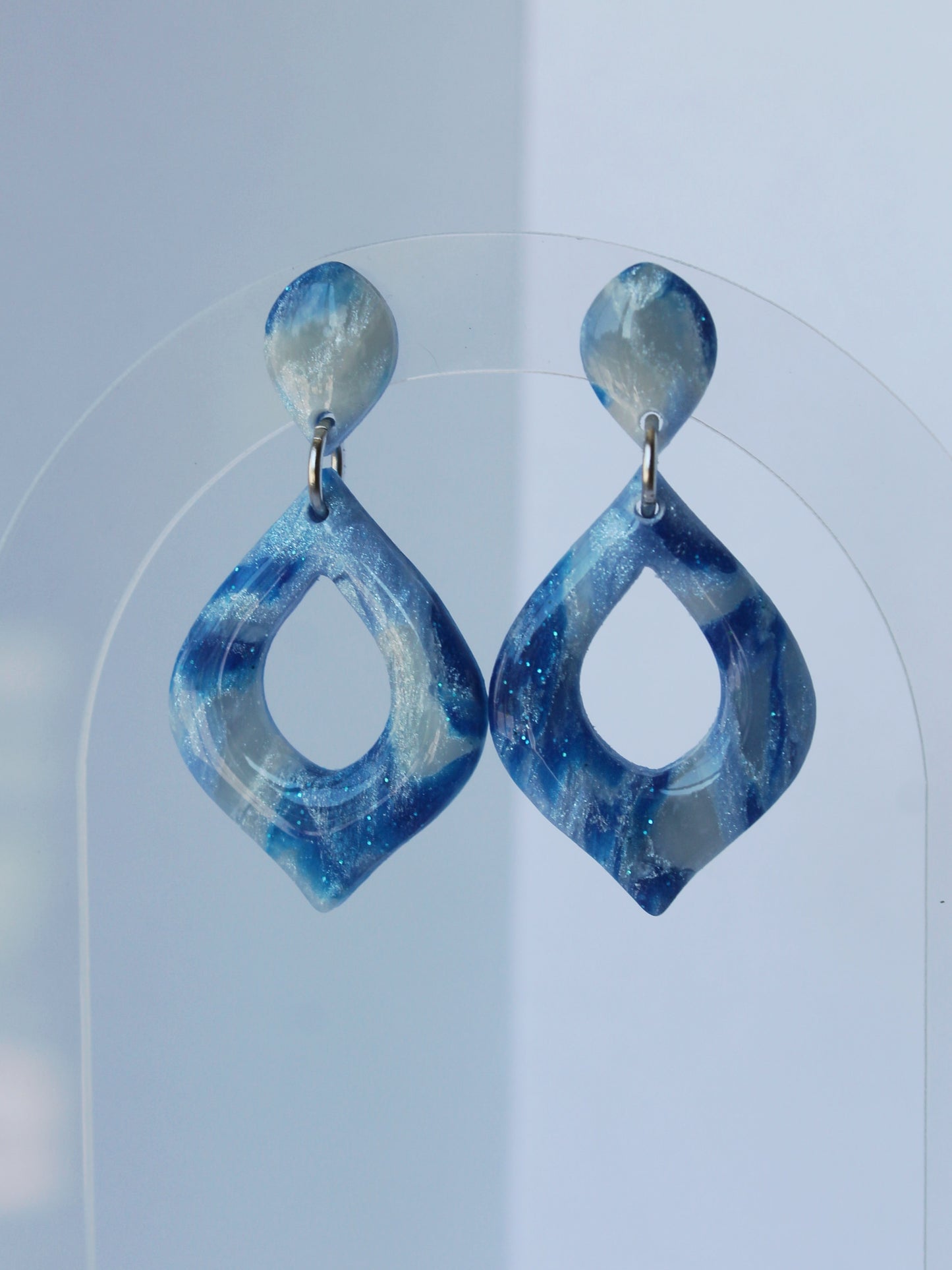 Boucles d'Oreilles Azur