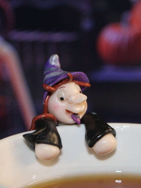 Porte sachet de thé sorcière plusdelles