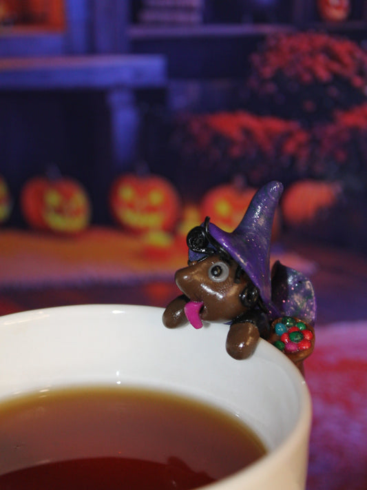 Porte sachet de thé sorcière plusdelles