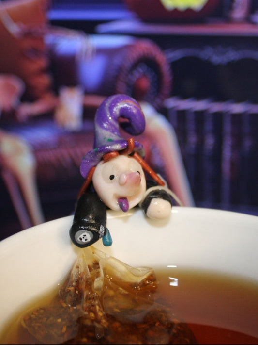 Porte sachet de thé sorcière plusdelles