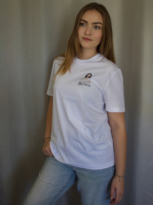 T-shirt Hedy Lamarr n°2 porté par une femme