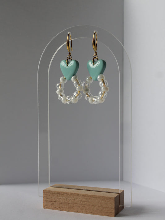 Boucles d'oreilles Cœur Méditerranéen plusdelles 