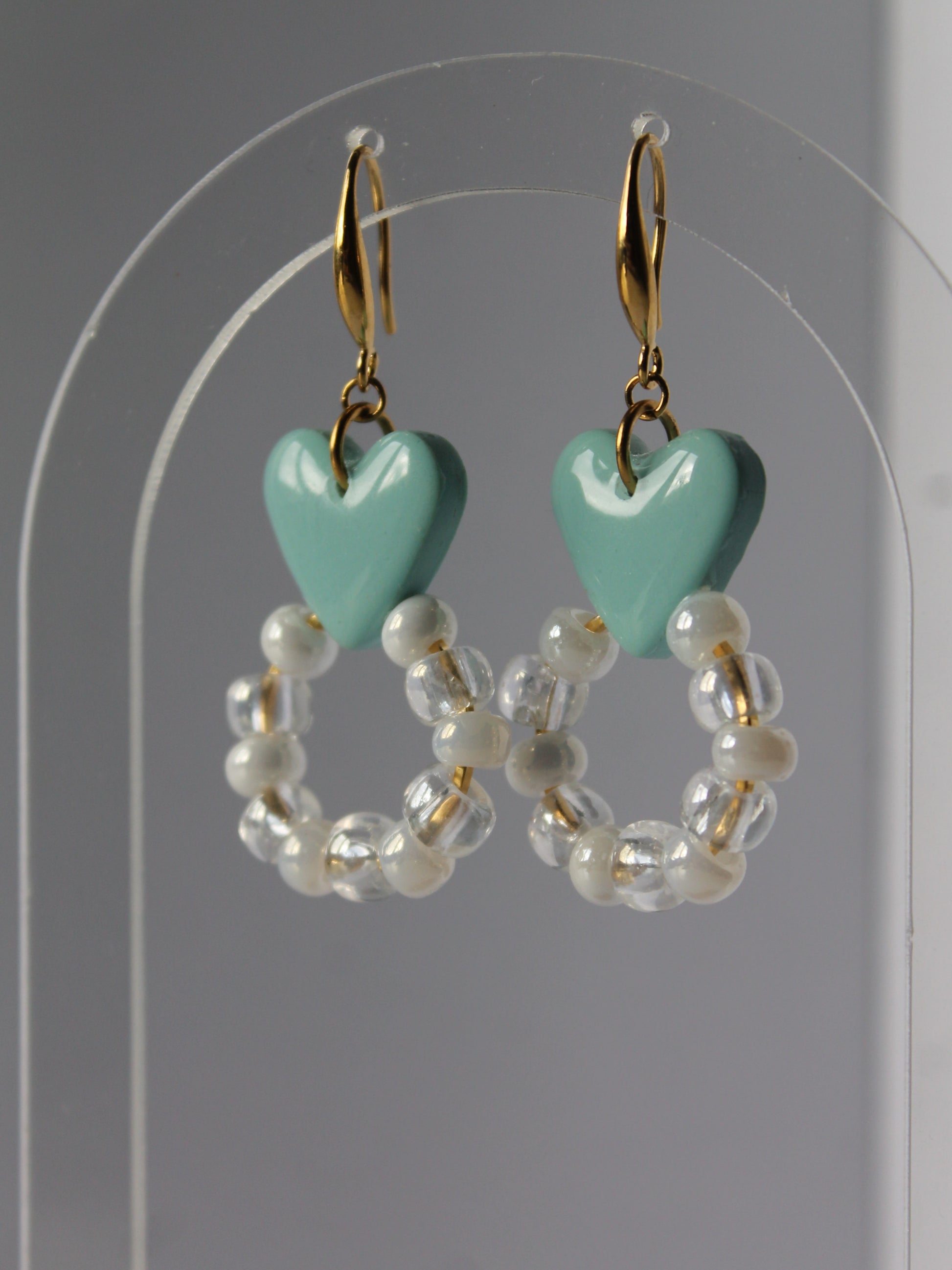 Boucles d'oreilles Cœur Méditerranéen plusdelles 
