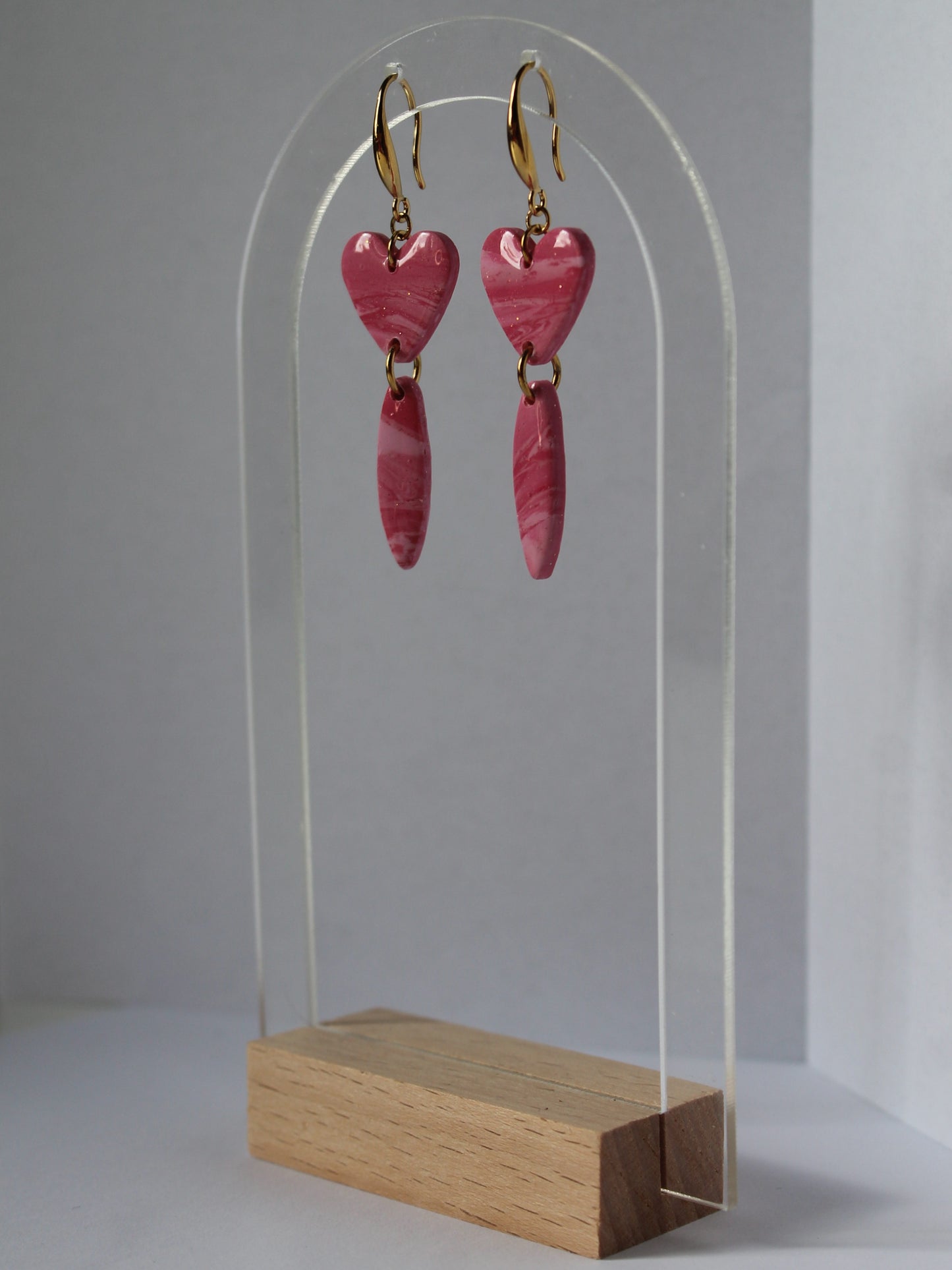 Boucles d'oreilles cœur plusdelles 
