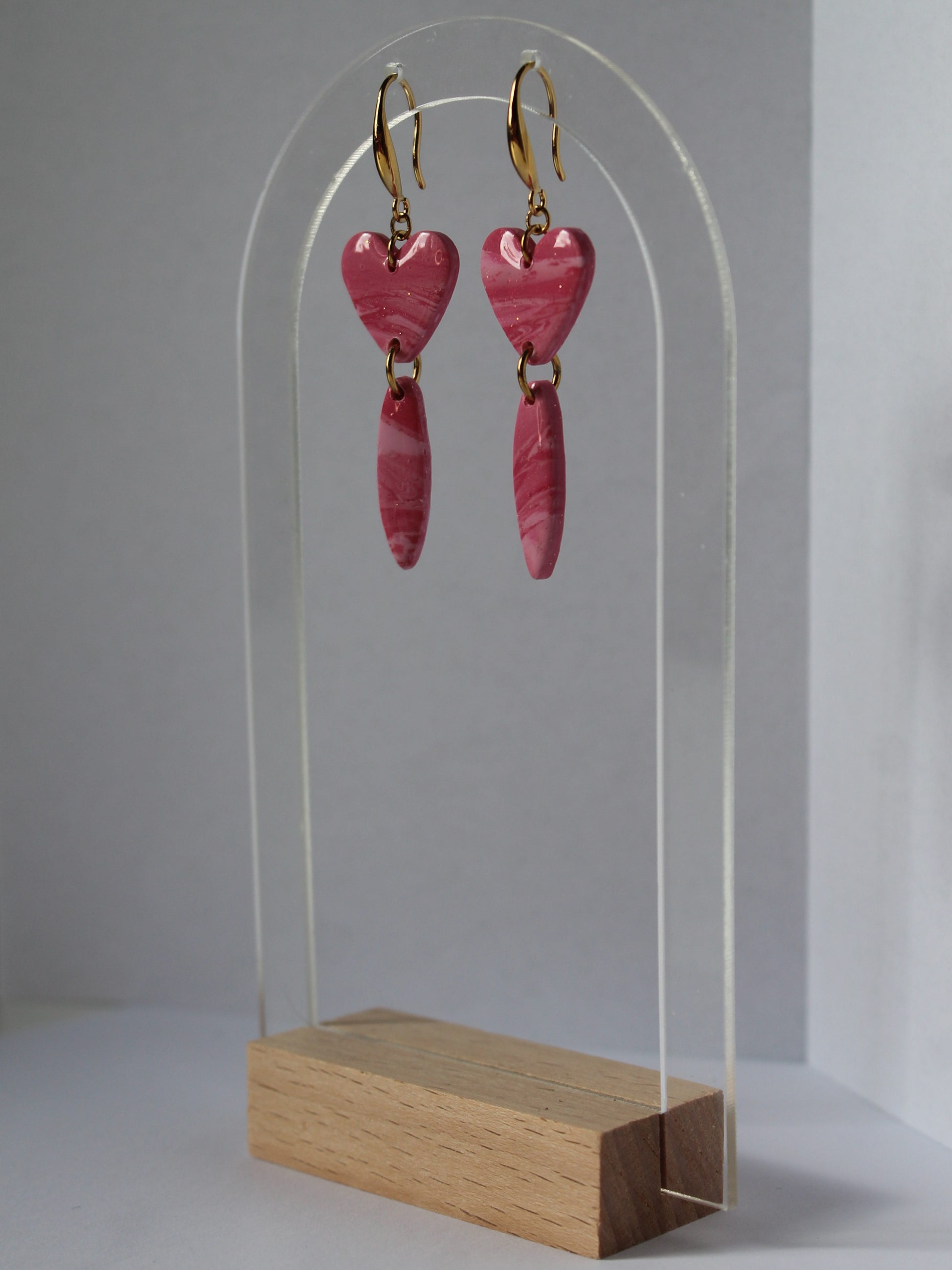 Boucles d'oreilles cœur plusdelles 