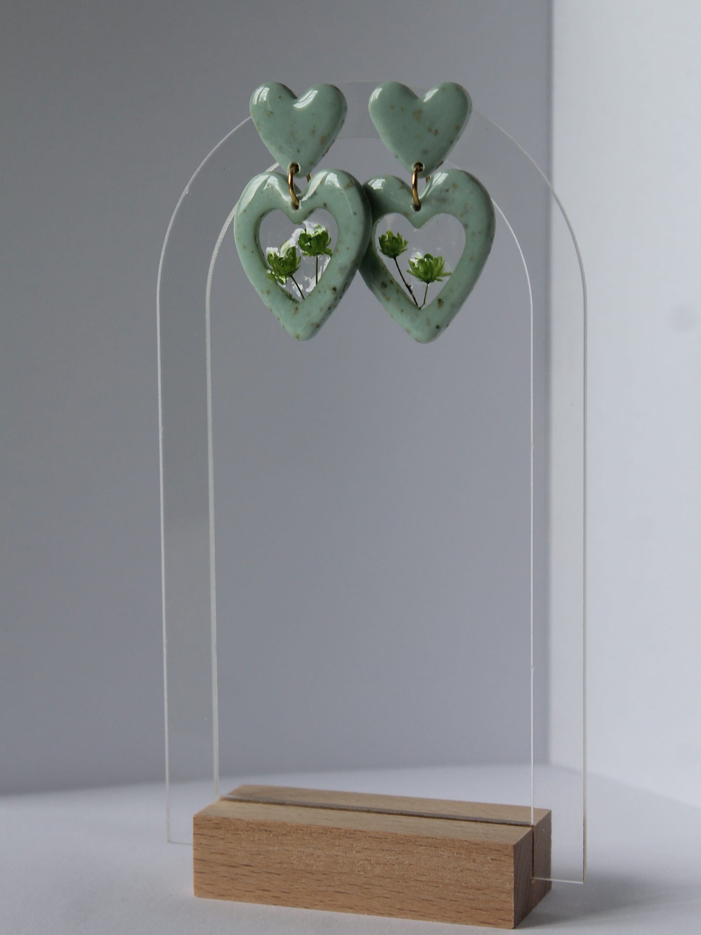 Boucles d'oreilles Cœur Verdoyant plusdelles 