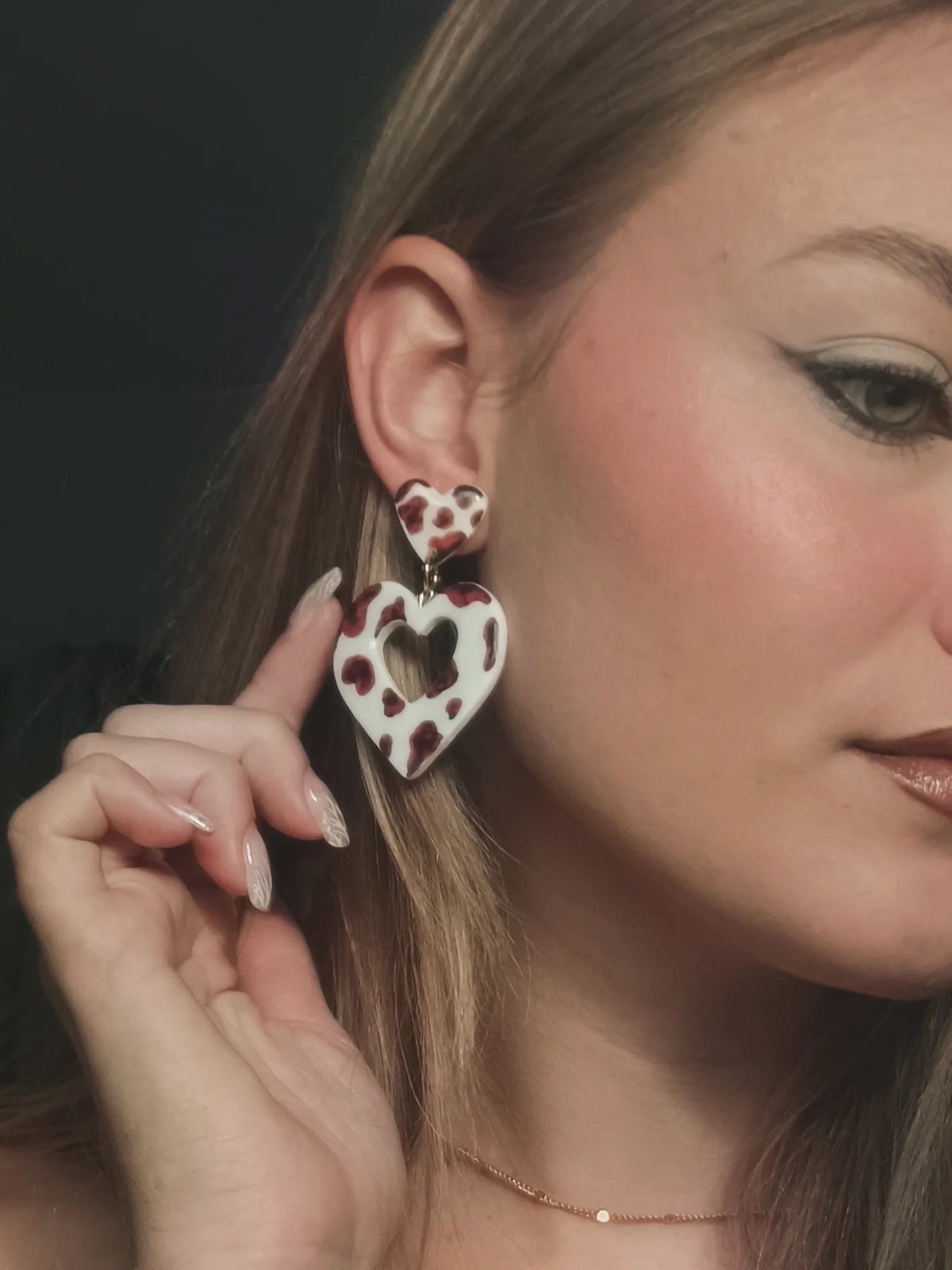 Boucles d'oreilles cœur