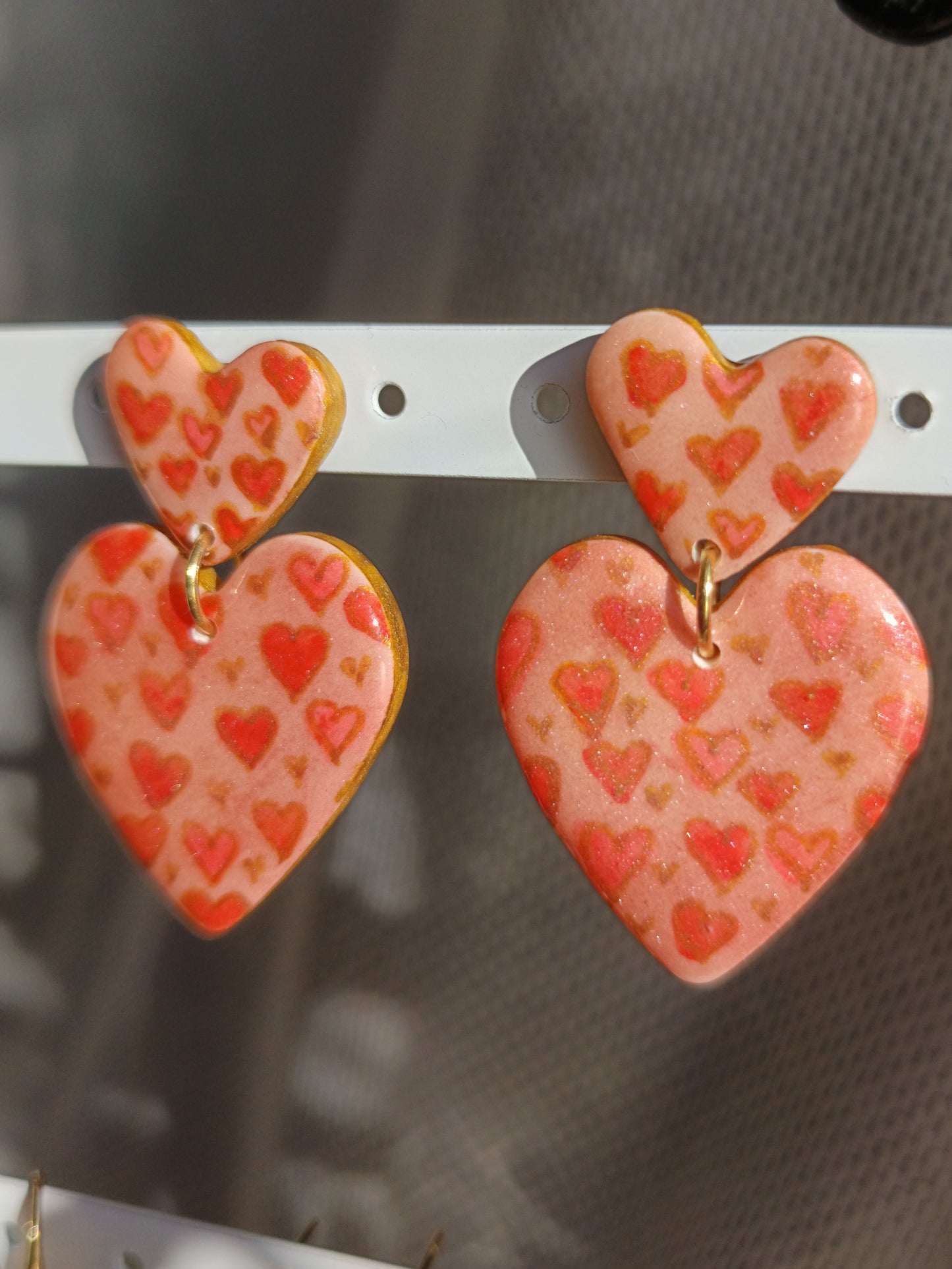 Boucles d'oreilles cœur