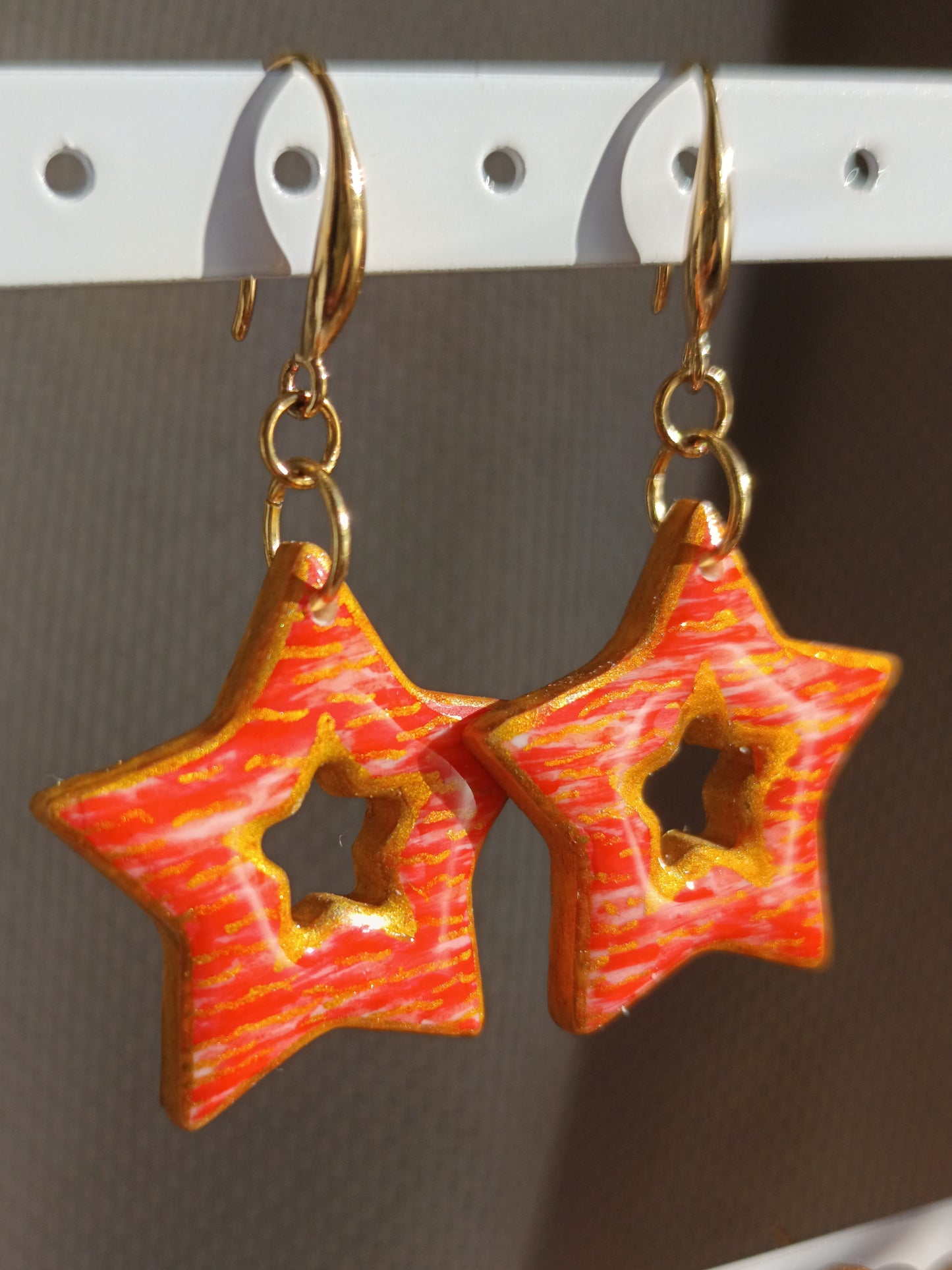 Boucles d'oreilles étoile