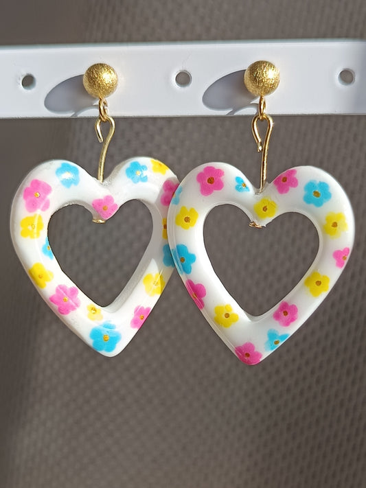 Boucles d'oreilles cœur