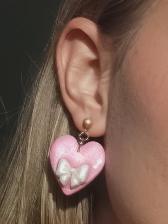 Boucles d'oreilles cœur