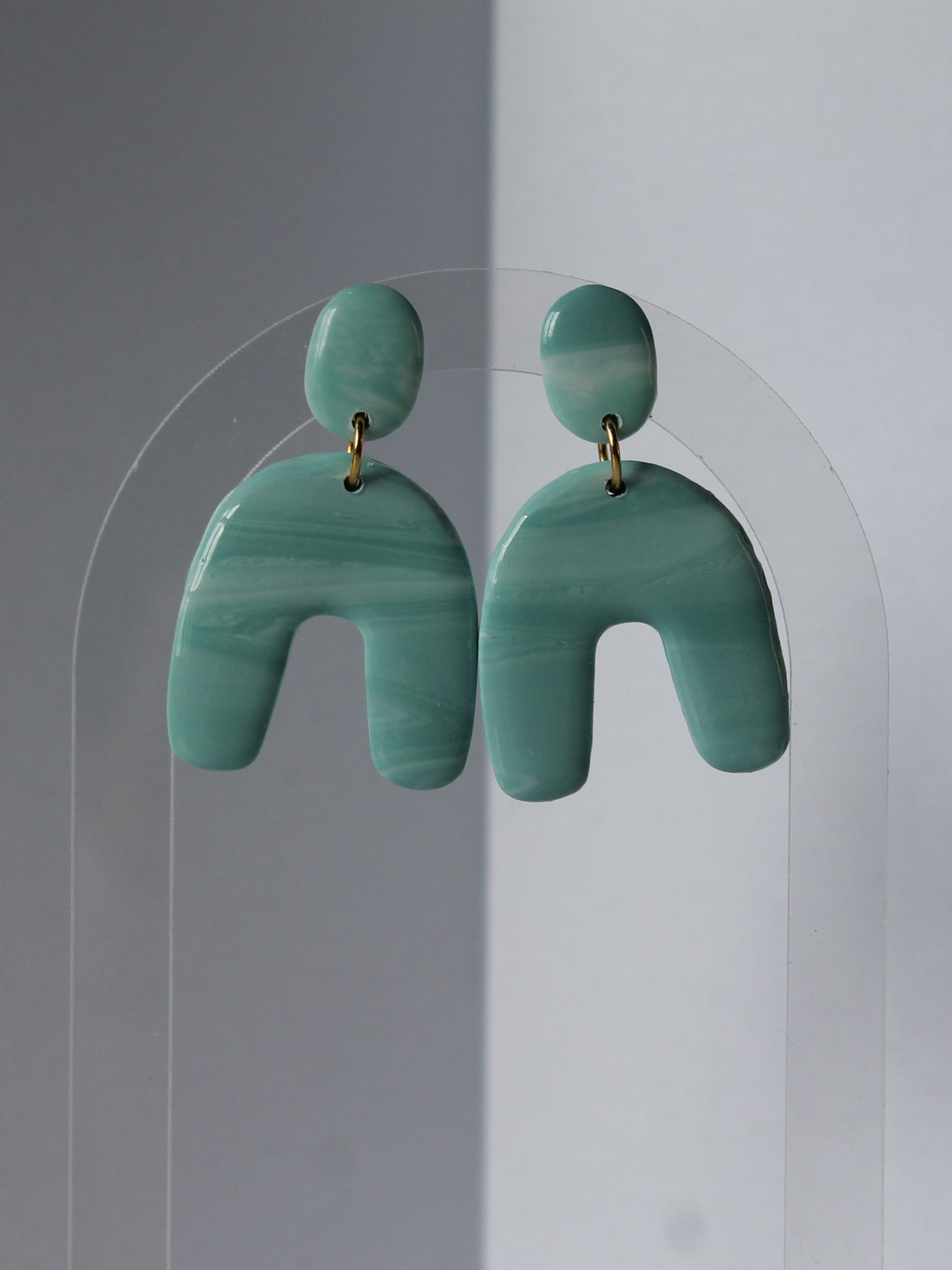 Boucles d'oreilles Aqua