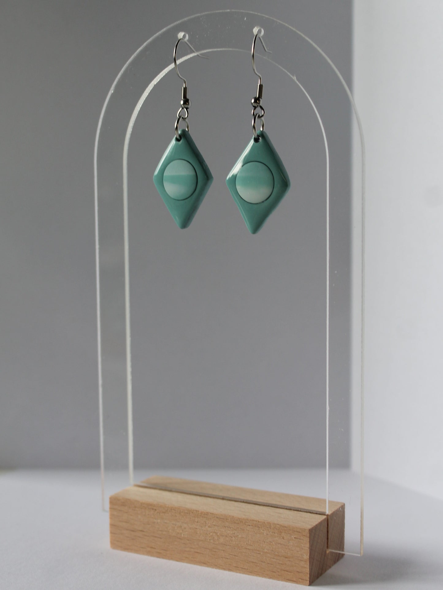 Boucles d'oreilles losange