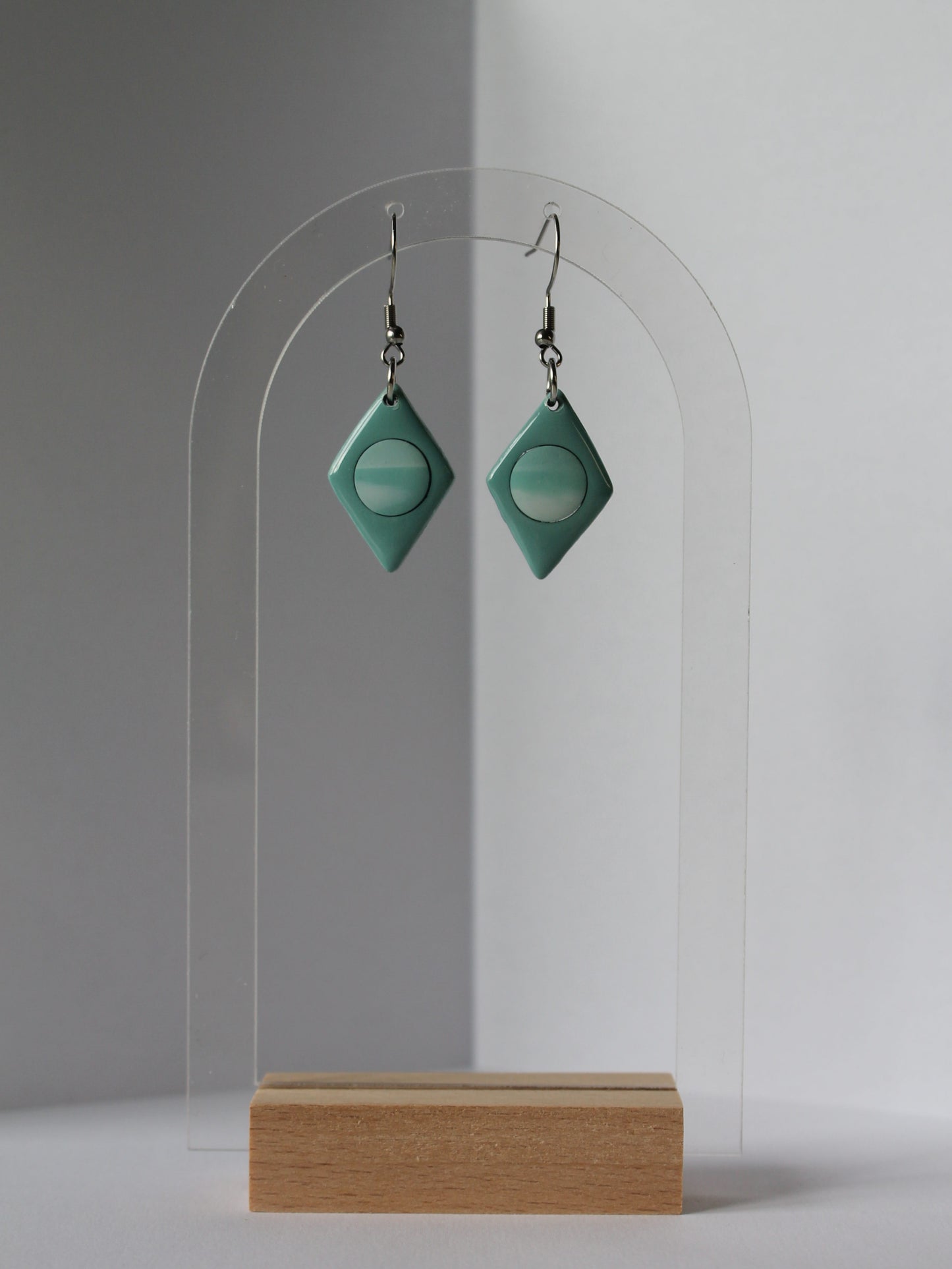 Boucles d'oreilles losange