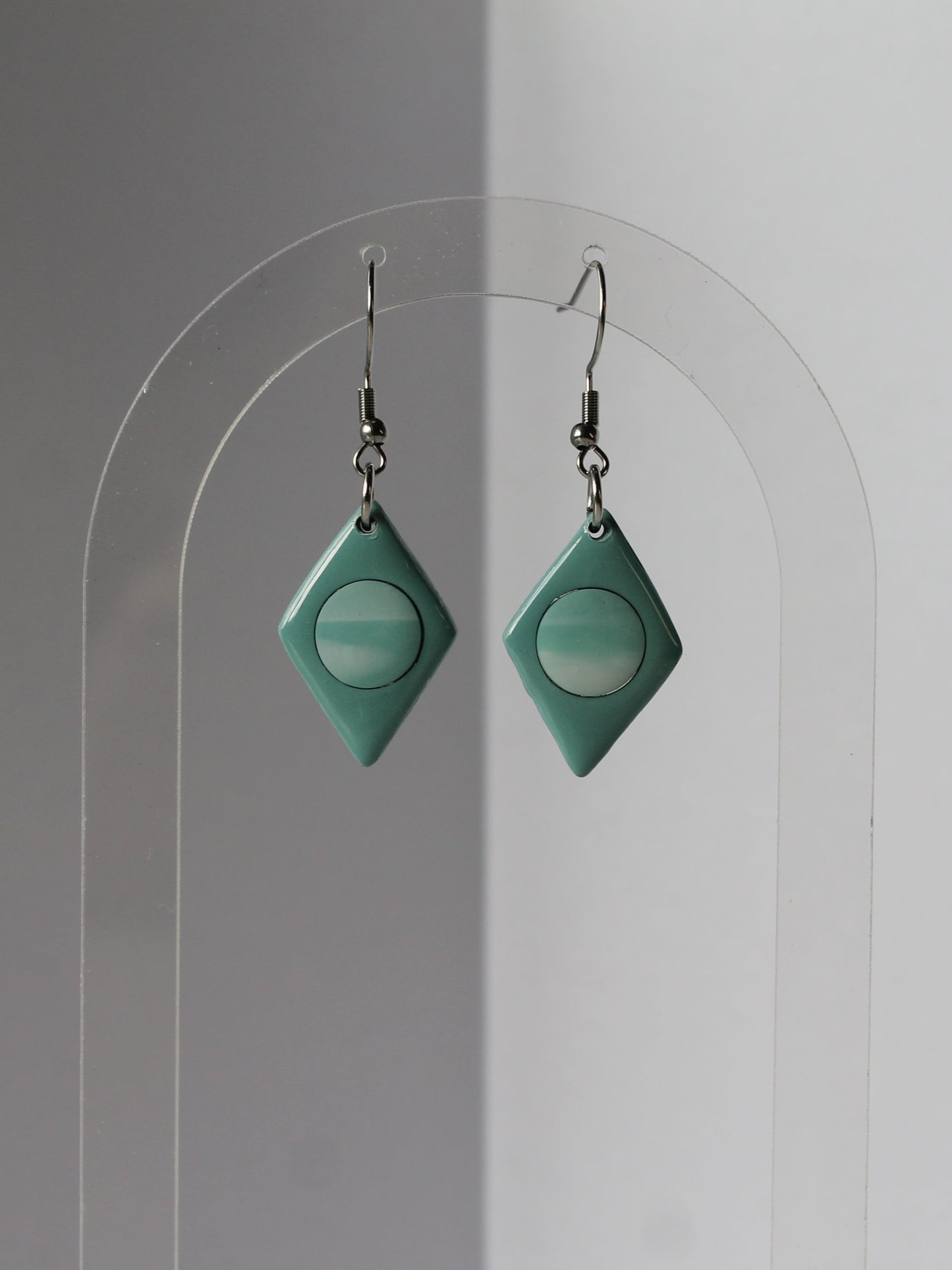 Boucles d'oreilles losange