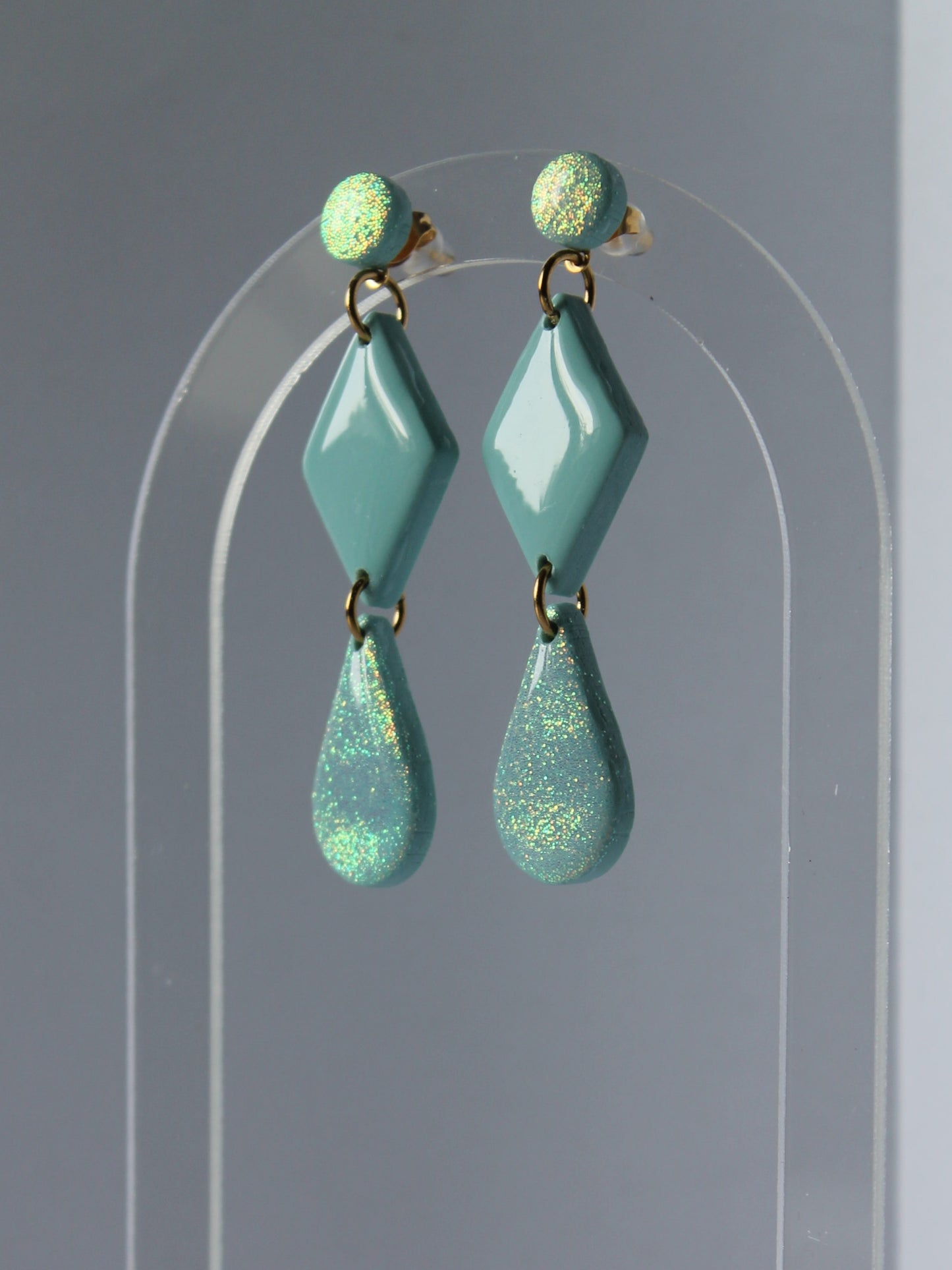 Boucles d'oreilles "Cascade"