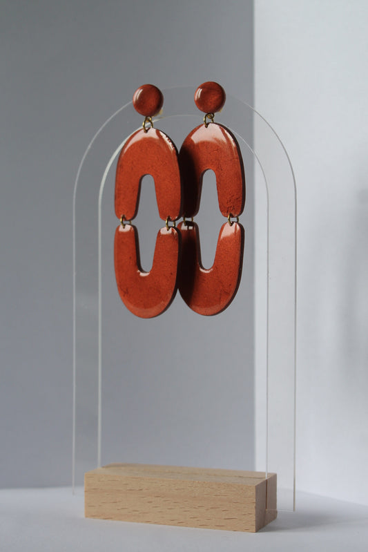 Boucles d'oreilles "Terre Provençale"