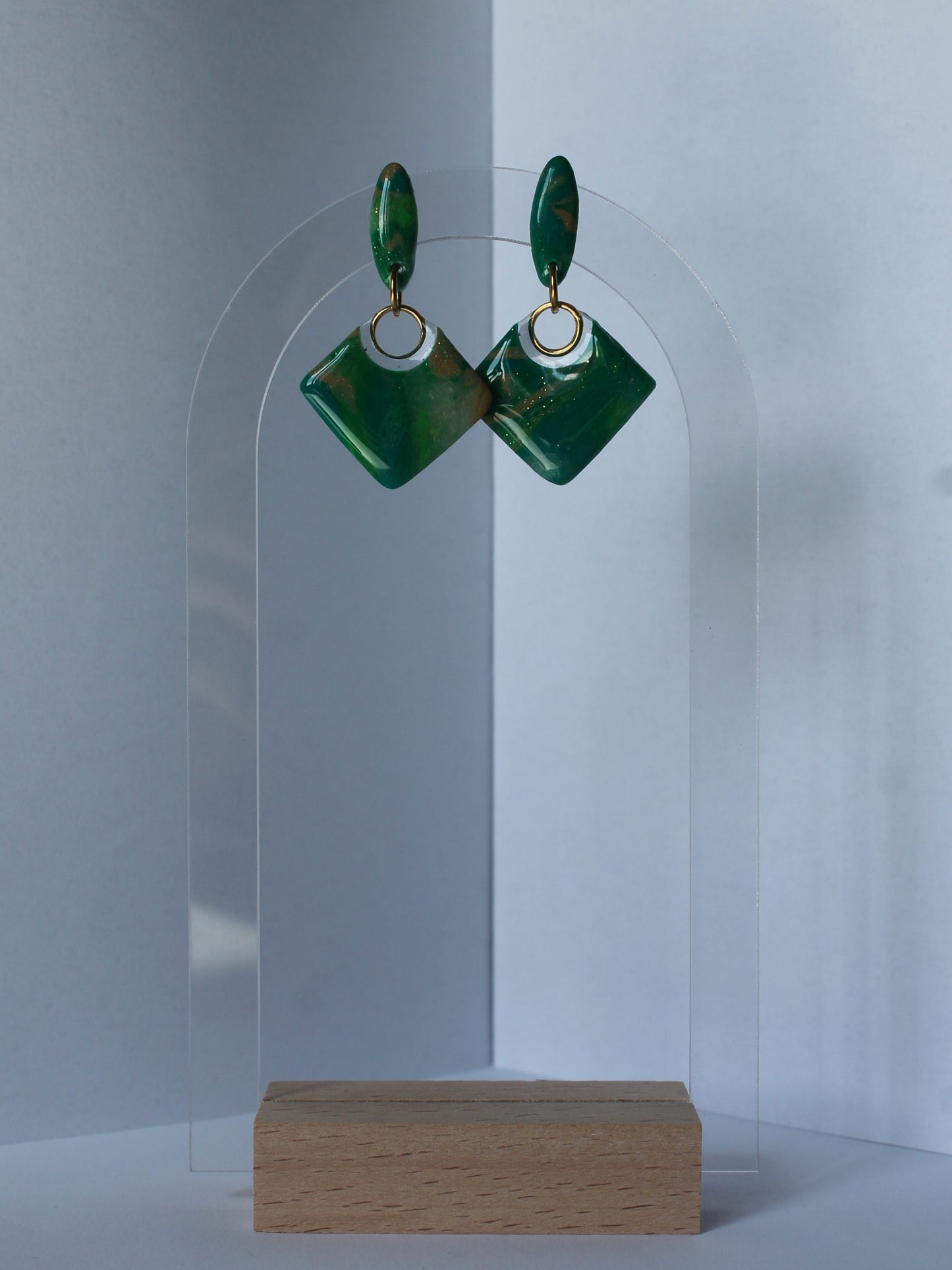 Boucles d'oreilles "Harmonie Verdoyante"