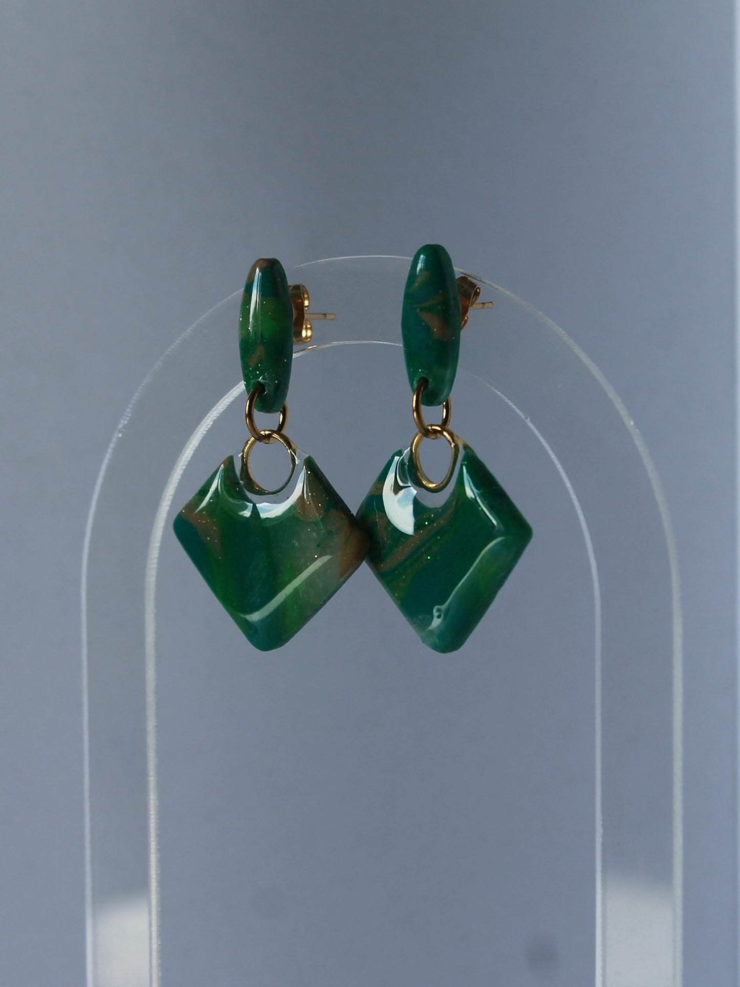 Boucles d'oreilles "Harmonie Verdoyante"
