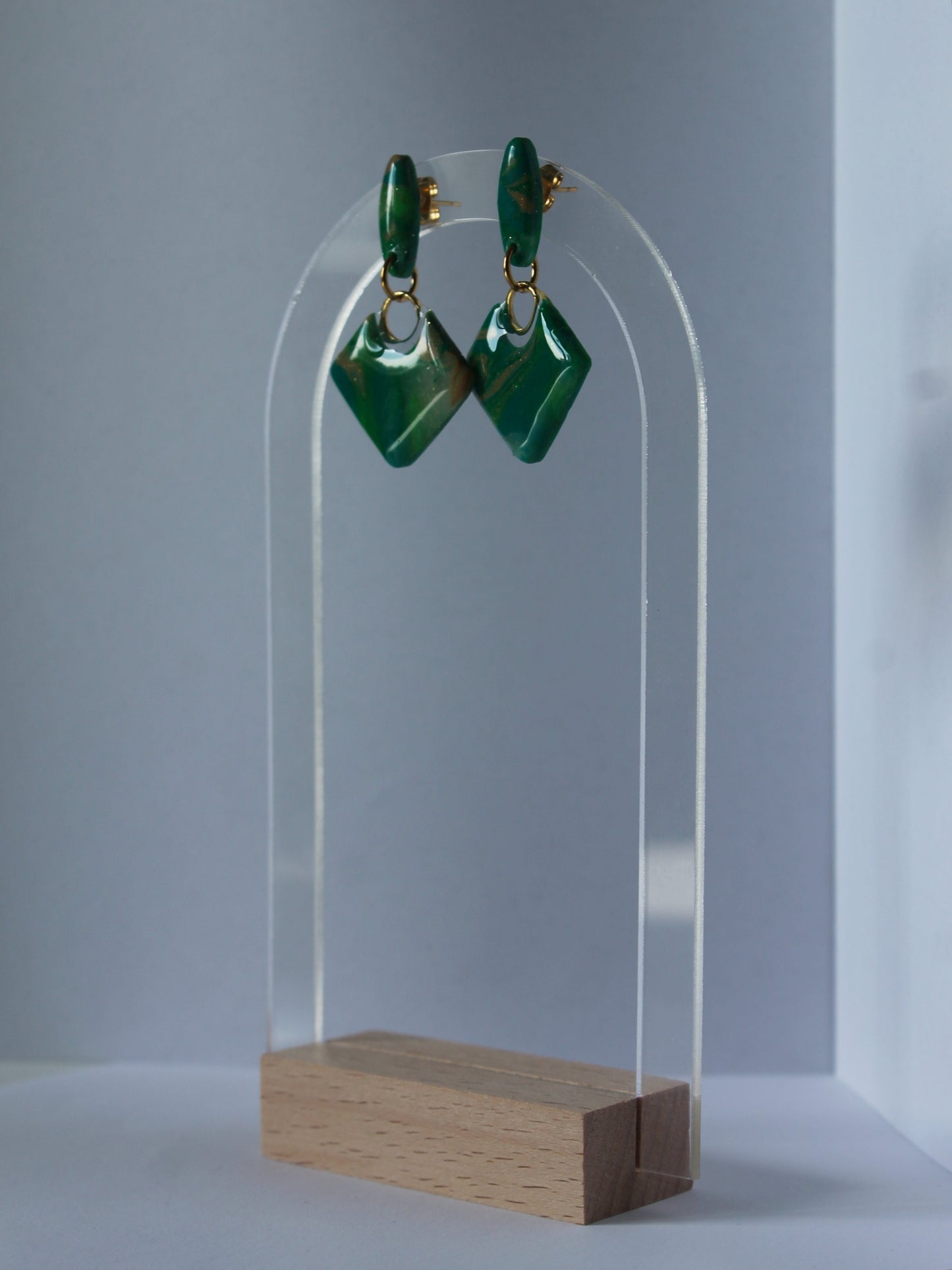 Boucles d'oreilles "Harmonie Verdoyante"