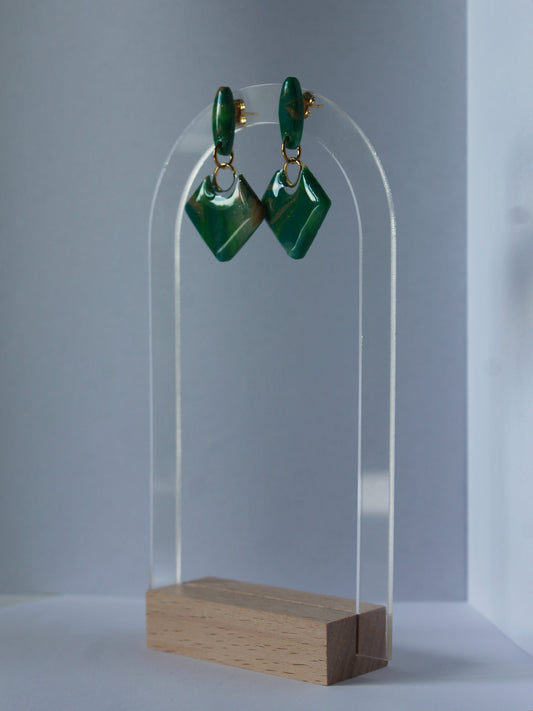 Boucles d'oreilles "Harmonie Verdoyante"