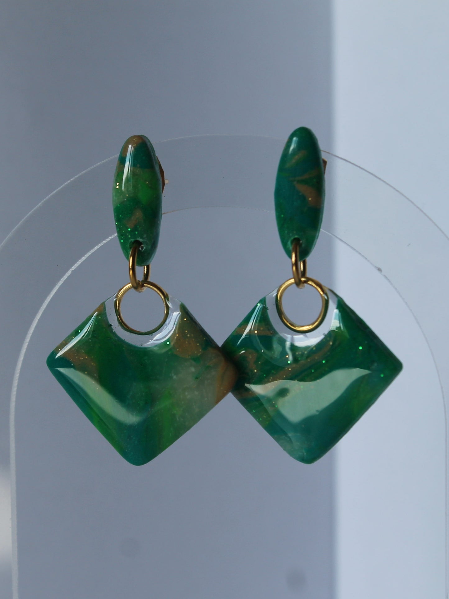 Boucles d'oreilles "Harmonie Verdoyante"
