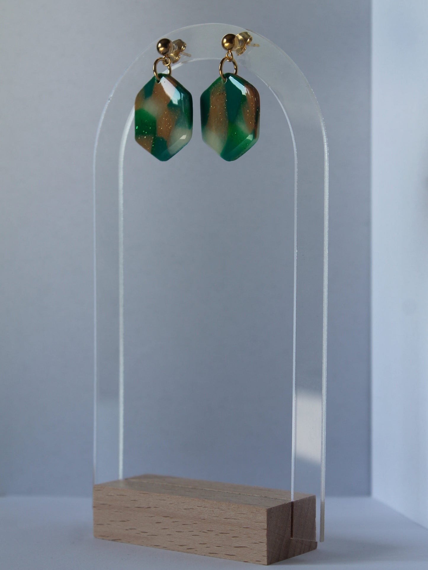 Boucles d'oreilles "Hexa Harmonie"