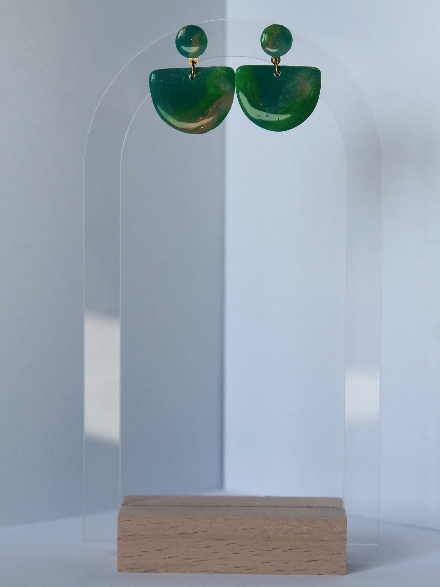 Boucles d'oreilles "Éclipse Naturelle"