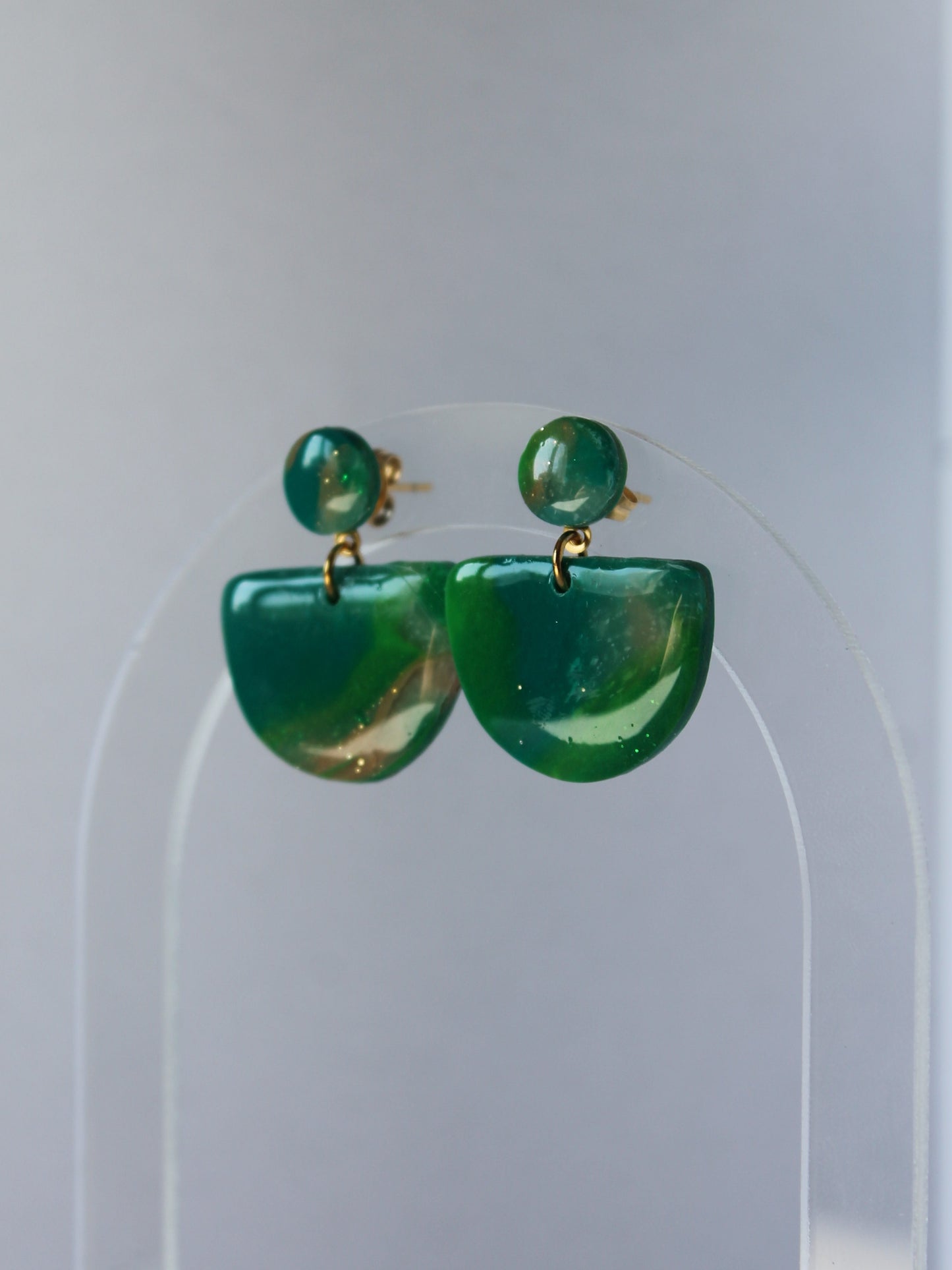 Boucles d'oreilles "Éclipse Naturelle"