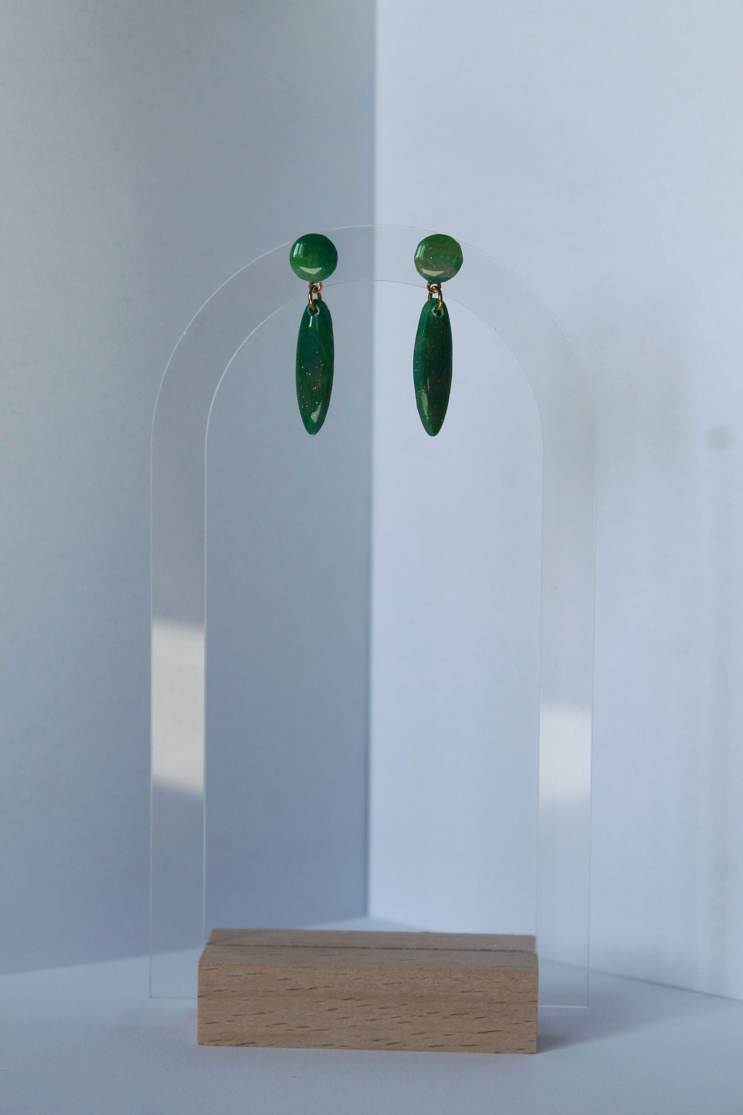 Boucles d'oreilles Verdoyantes