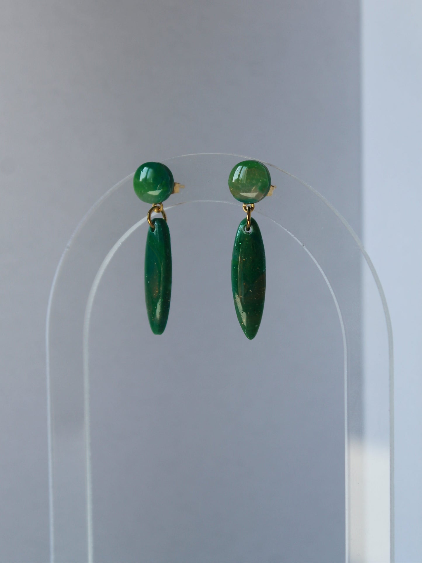 Boucles d'oreilles Verdoyantes