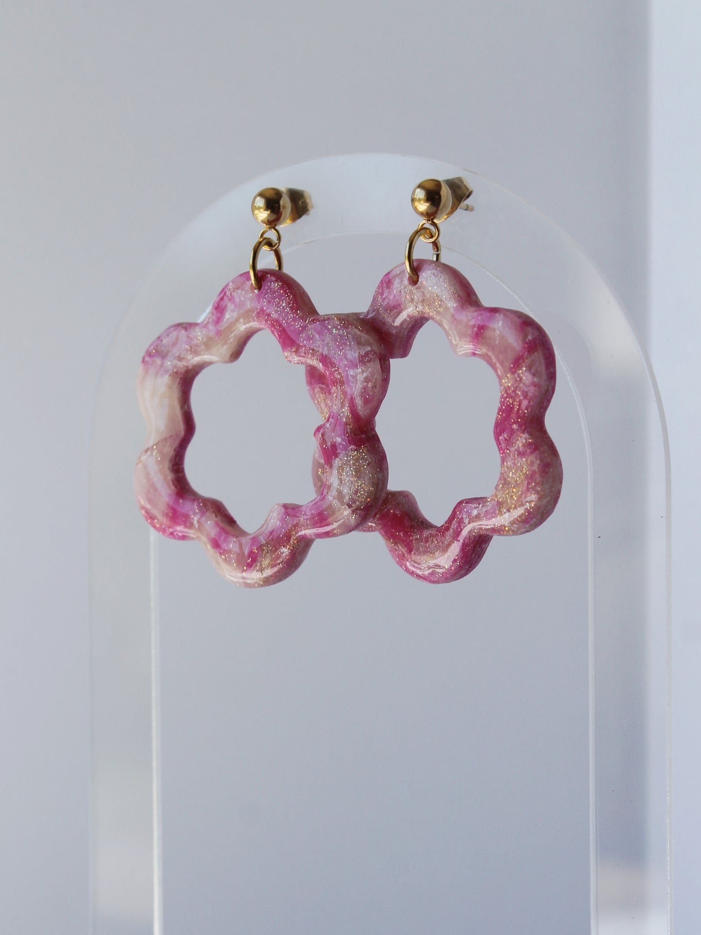 Boucles d'Oreilles florales