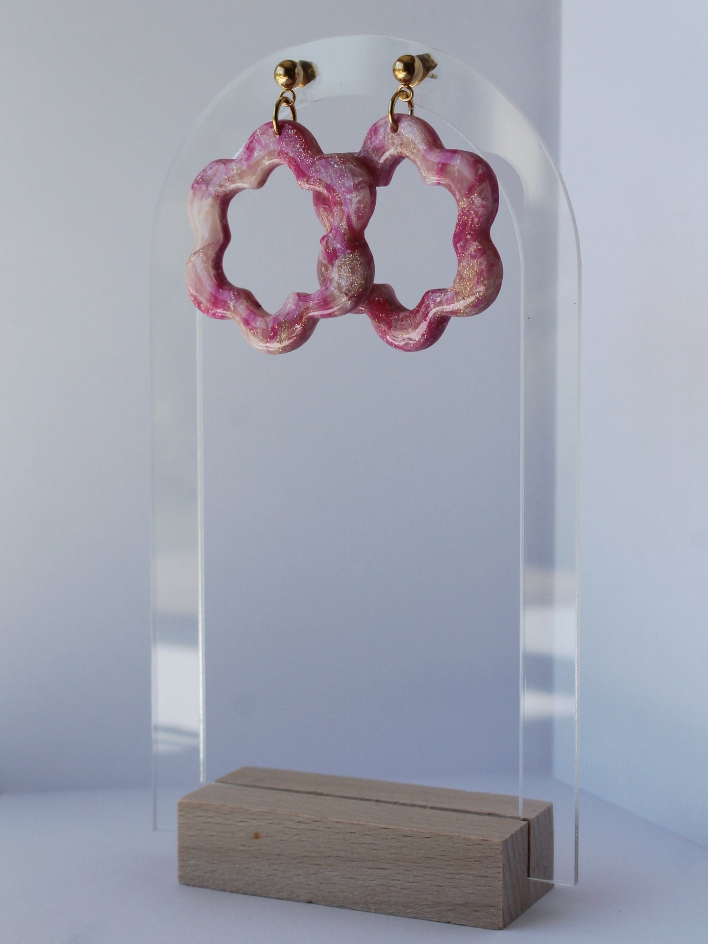 Boucles d'Oreilles florales