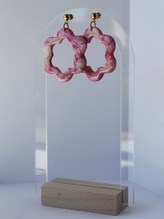 Boucles d'Oreilles florales