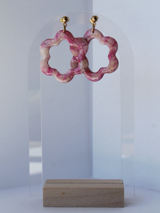 Boucles d'Oreilles florales