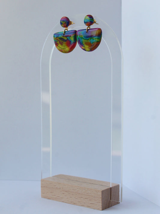 Boucles d'Oreilles Harmonie Colorée