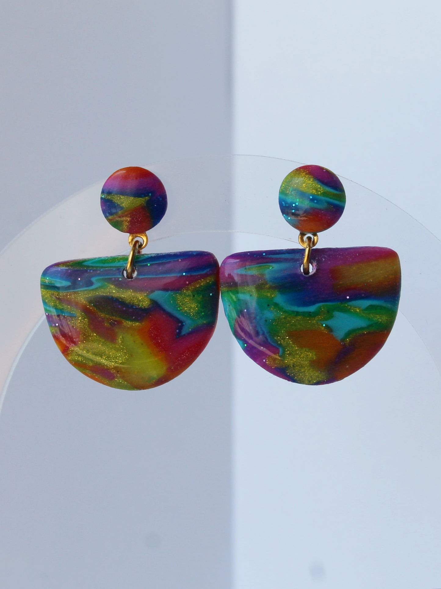 Boucles d'Oreilles Harmonie Colorée