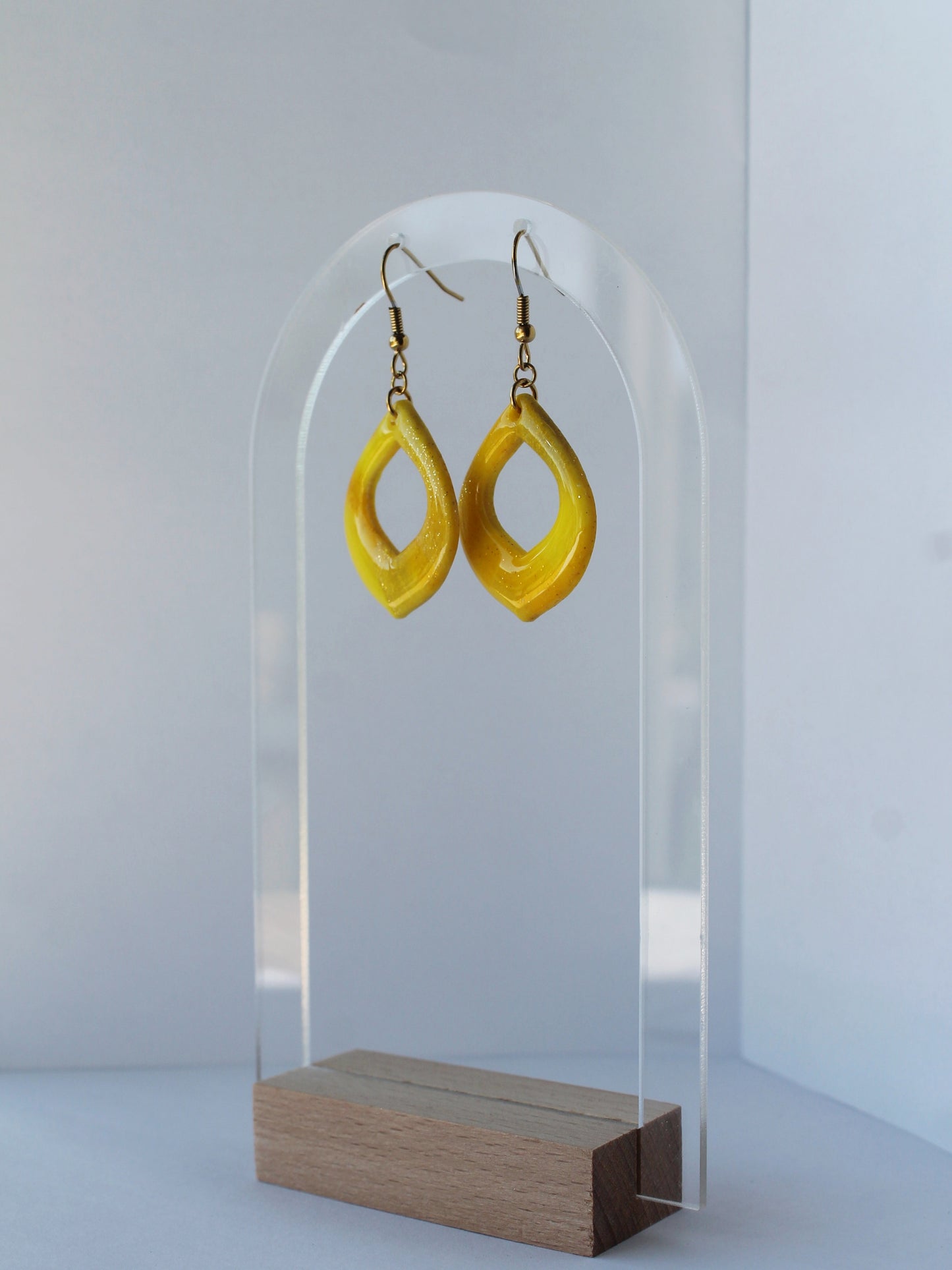 Boucles d'Oreilles Jaune Acidulé