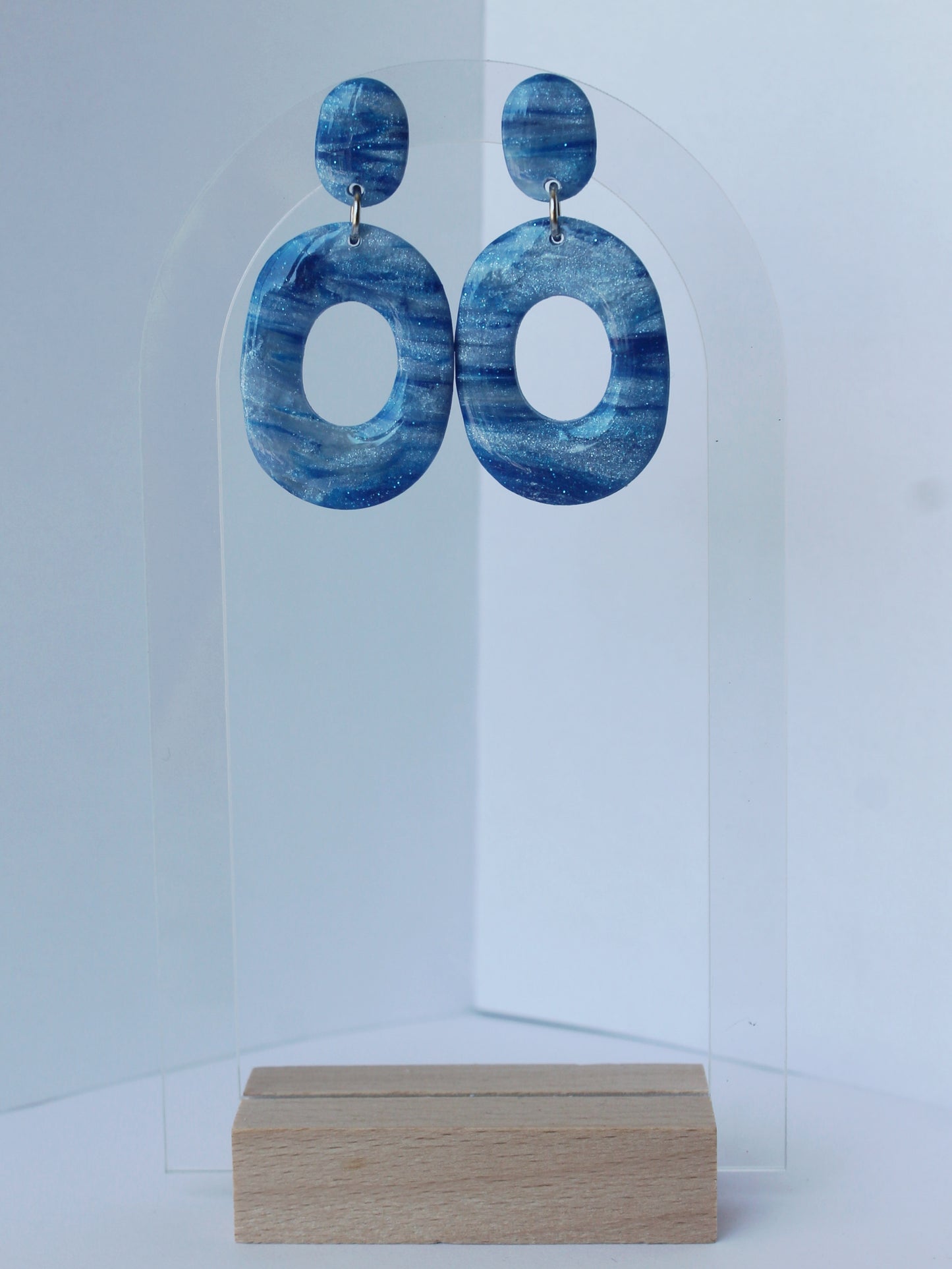 Boucles d'Oreilles Blue