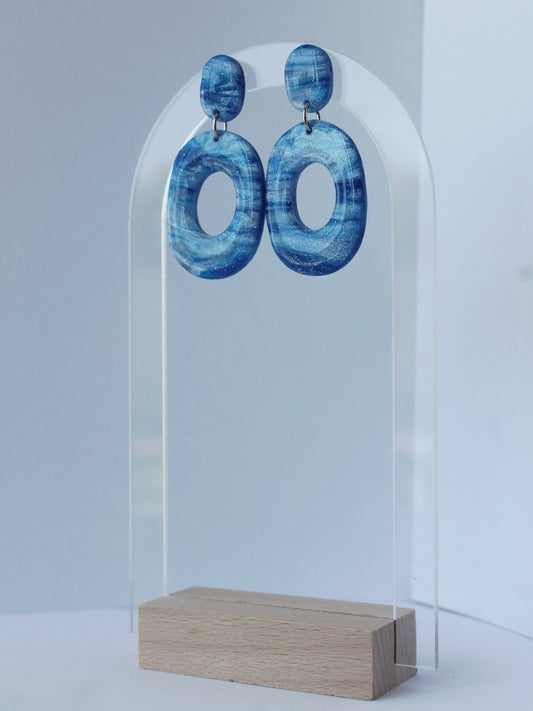 Boucles d'Oreilles Blue
