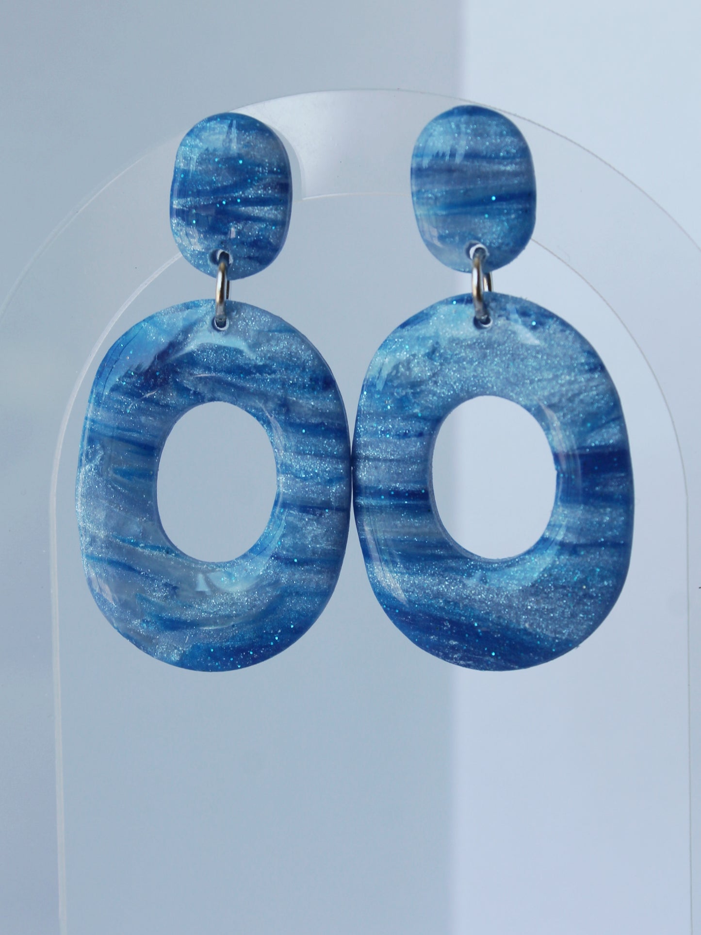 Boucles d'Oreilles Blue