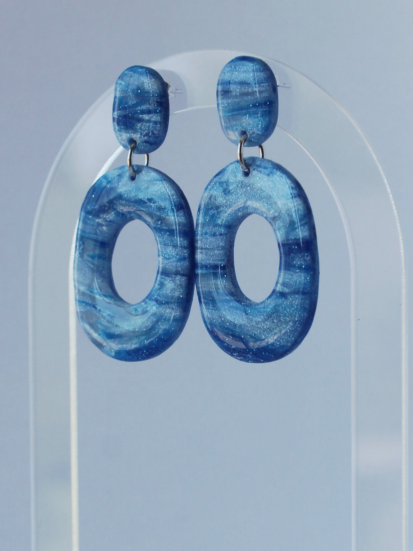 Boucles d'Oreilles Blue