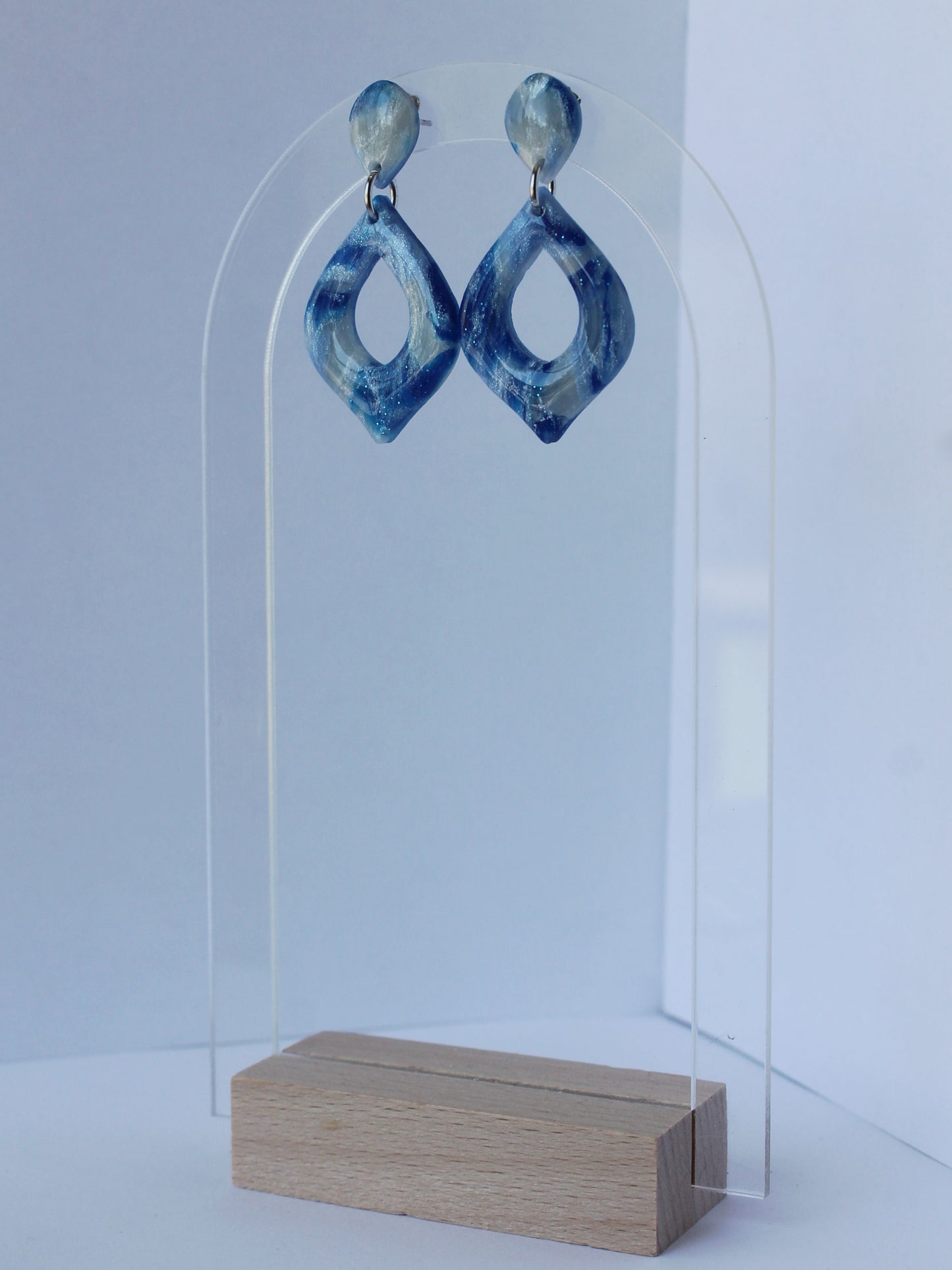Boucles d'Oreilles Azur