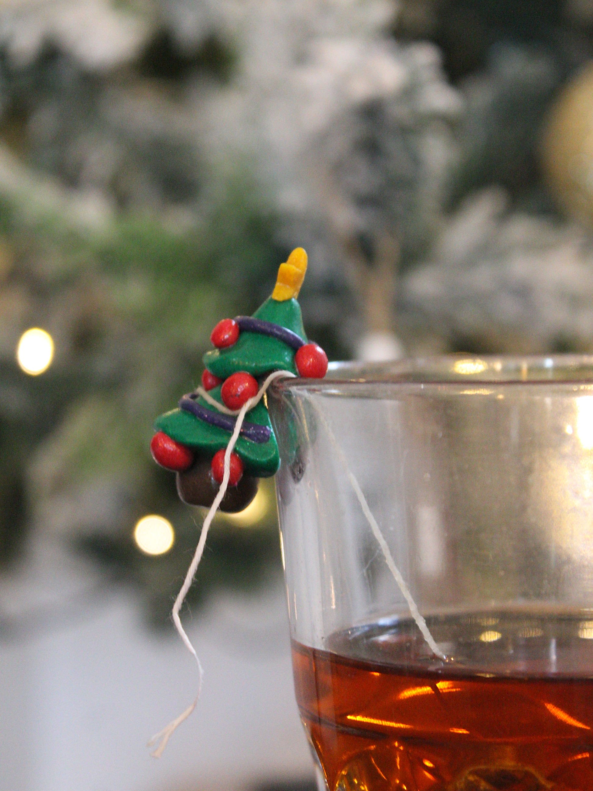 Porte-sachet de thé Sapin de Noël plusdelles 