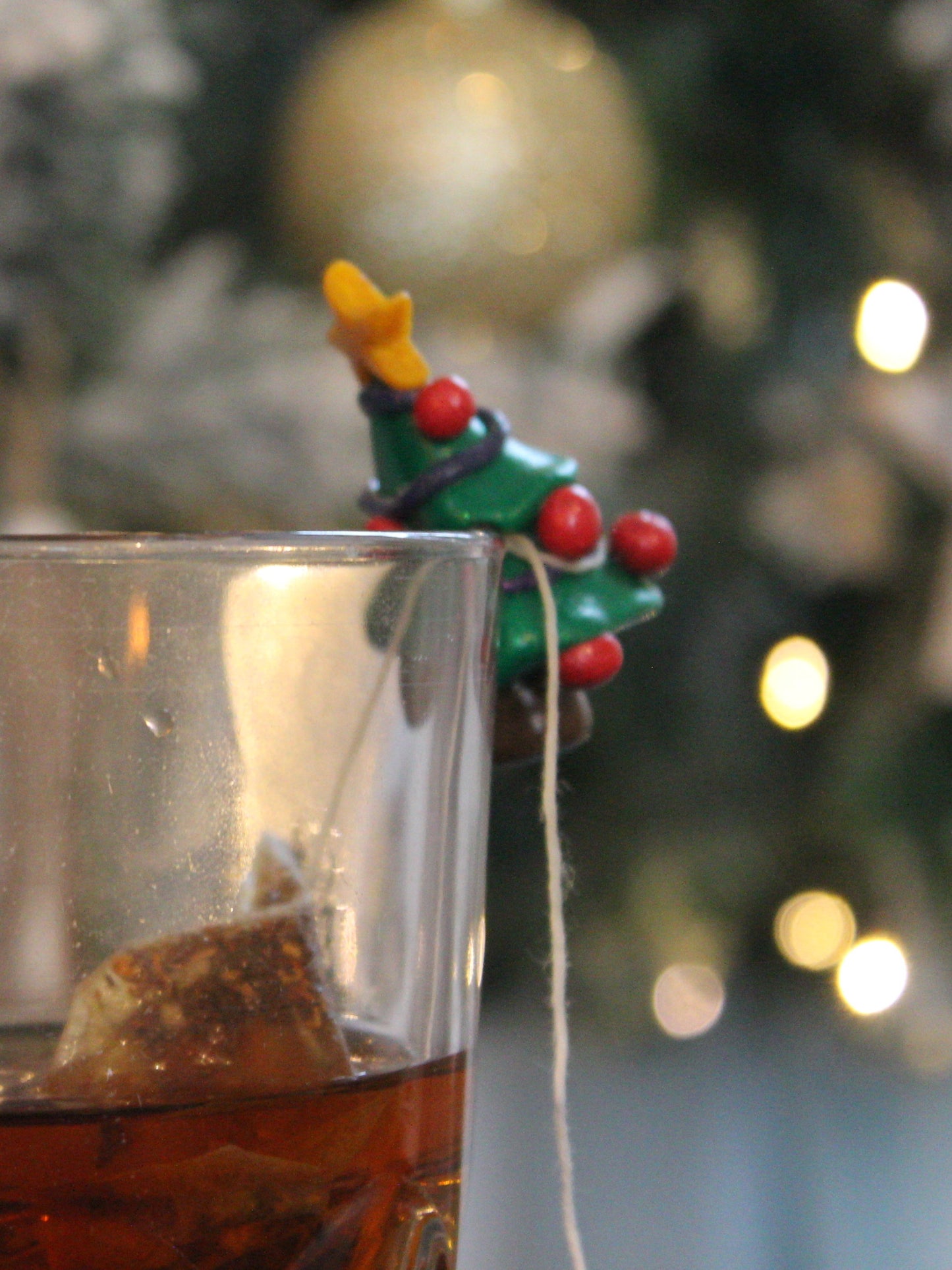 Porte-sachet de thé sapin de Noël plusdelles 